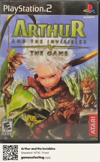 Arthur and the Invisibles PlayStation 2, NTSC box front