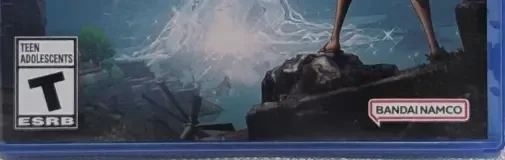 One Piece Odyssey, the ESRB box on its front