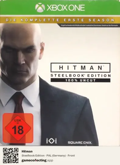 Hitman Xbox One, Germany box front