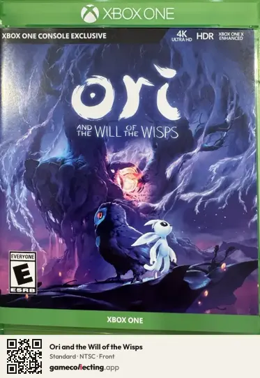 Ori and the Will of the Wisps Xbox One, NTSC box front