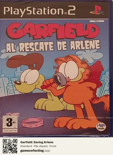 Garfield: Saving Arlene PlayStation 2, Spain box front