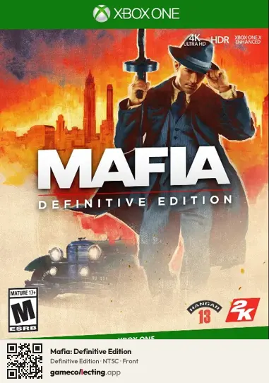 Mafia: Definitive Edition Xbox One, NTSC box front