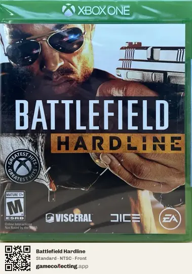 Battlefield Hardline Xbox One, NTSC box front