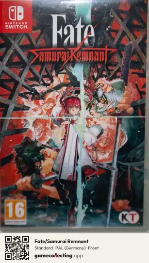 Fate/Samurai Remnant Nintendo Switch, Germany box front