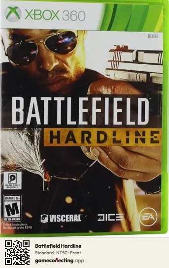 Battlefield Hardline Xbox 360, NTSC box front