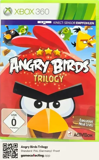 Angry Birds Trilogy Xbox 360, Germany box front