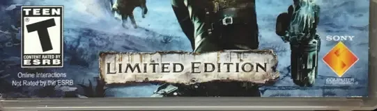 Starhawk, the ESRB box on its front