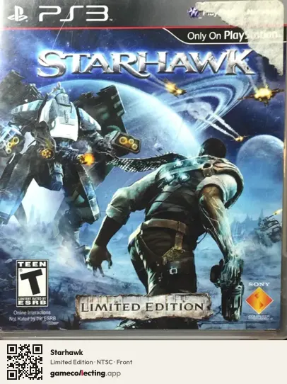 Starhawk PlayStation 3, NTSC box front