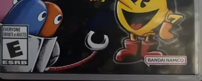 Pac-Man Museum+, the ESRB box on its front