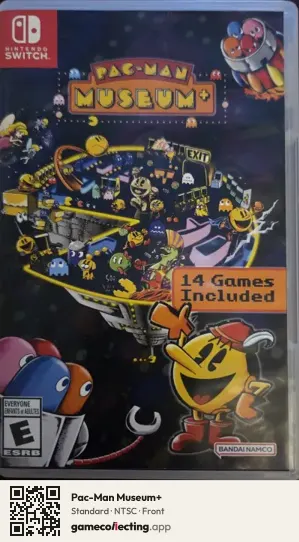 Pac-Man Museum+ Nintendo Switch, NTSC box front