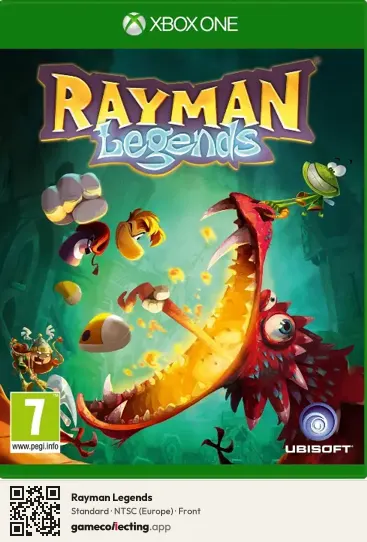 Rayman Legends Xbox One, Europe box front