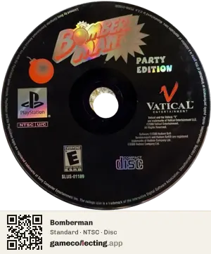 Bomberman PlayStation, NTSC disc