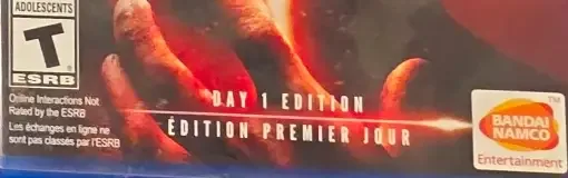 Tekken 7, the ESRB box on its front