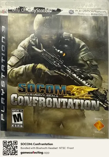 SOCOM: Confrontation PlayStation 3, NTSC box front