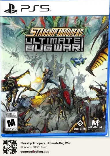 Starship Troopers: Ultimate Bug War PlayStation 5, NTSC box front