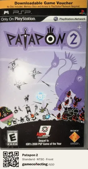Patapon 2 PlayStation Portable, NTSC box front