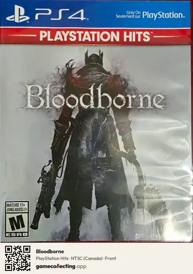 Bloodborne PlayStation 4, Canada box front
