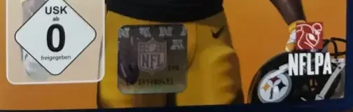 Madden NFL 19, the USK square on its front