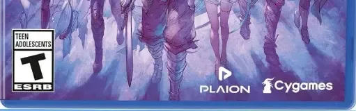 Granblue Fantasy: Relink: Endless Ragnarok, the ESRB box on its front