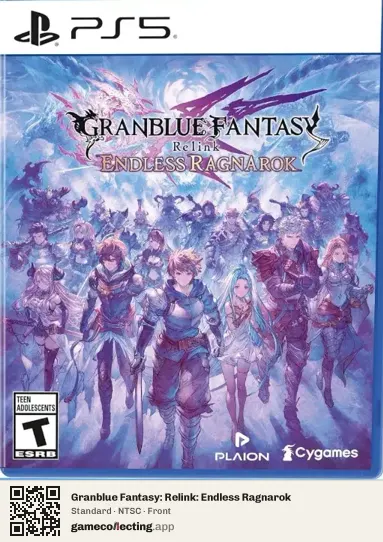Granblue Fantasy: Relink: Endless Ragnarok PlayStation 5, NTSC box front