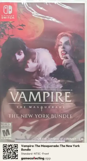 Vampire: The Masquerade: The New York Bundle Nintendo Switch, NTSC box front