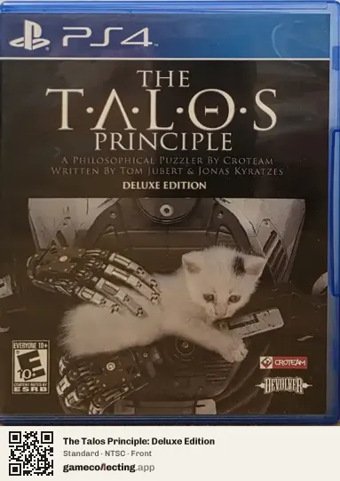 The Talos Principle: Deluxe Edition PlayStation 4, NTSC box front