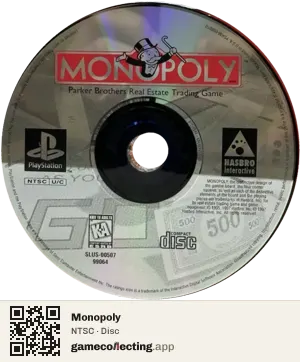 Monopoly PlayStation, NTSC disc