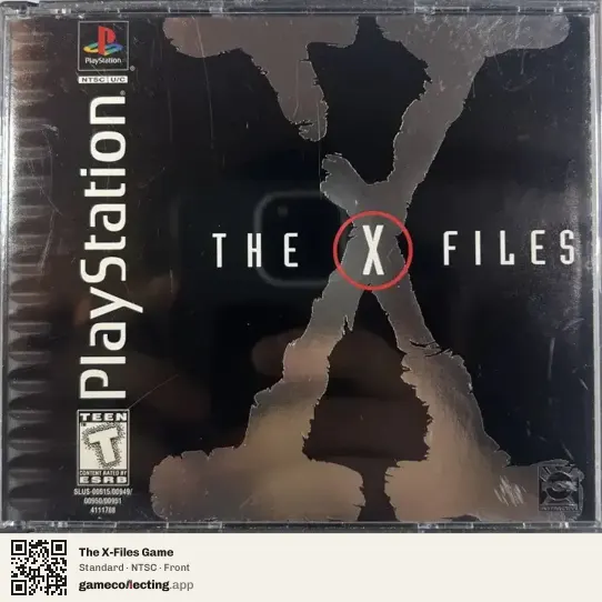 The X-Files Game PlayStation, NTSC box front