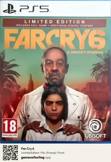 Far Cry 6 PlayStation 5, France box front