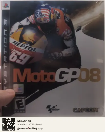 MotoGP 08 PlayStation 3, NTSC box front