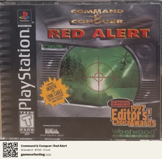Command & Conquer: Red Alert PlayStation, NTSC box front