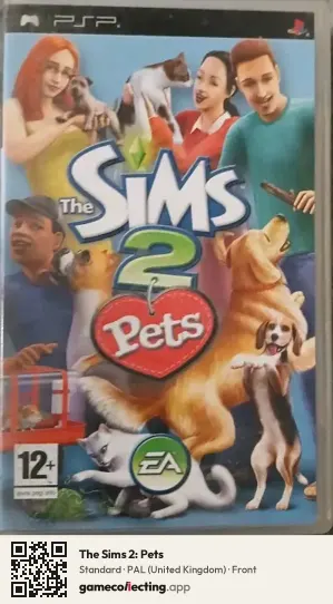 The Sims 2: Pets PlayStation Portable, United Kingdom box front