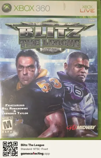 Blitz: The League Xbox 360, NTSC box front