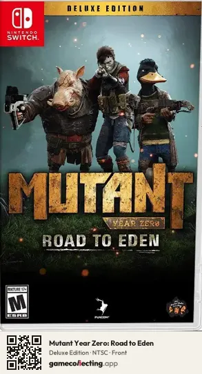 Mutant Year Zero: Road to Eden Nintendo Switch, NTSC box front