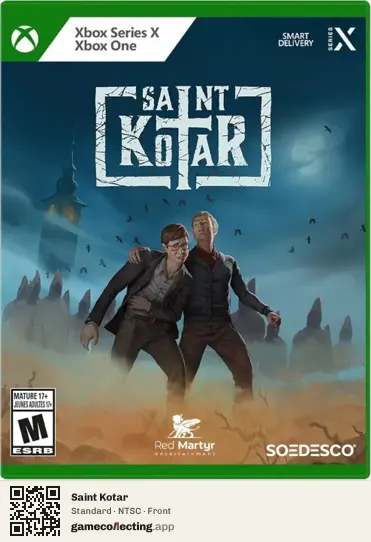 Saint Kotar Xbox Series X, NTSC box front
