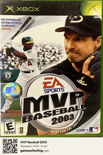 MVP Baseball 2003 Xbox, NTSC box front