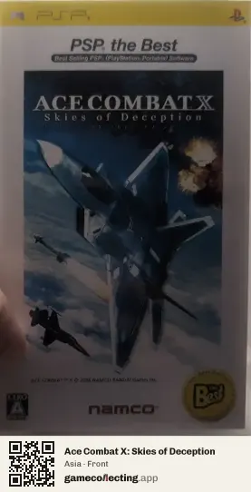 Ace Combat X: Skies of Deception PlayStation Portable, Asia box front