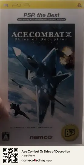 Ace Combat X: Skies of Deception PlayStation Portable, Asia box front