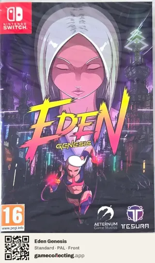 Eden Genesis Nintendo Switch, PAL box front