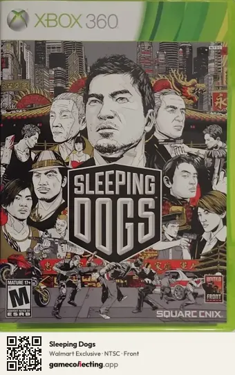 Sleeping Dogs Xbox 360, NTSC box front