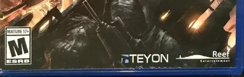 Terminator: Resistance, the ESRB box on its front
