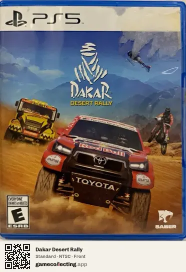 Dakar Desert Rally PlayStation 5, NTSC box front