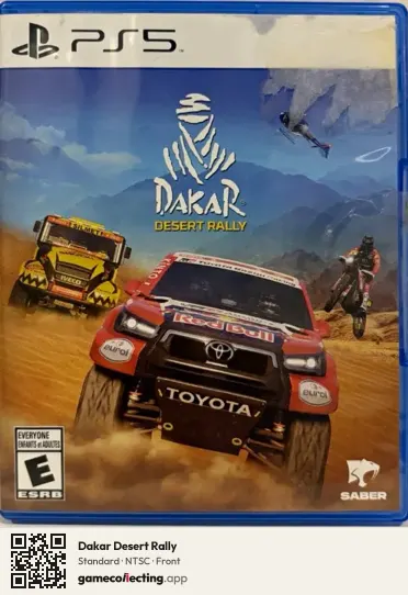 Dakar Desert Rally PlayStation 5, NTSC box front