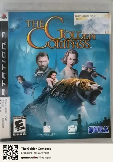 The Golden Compass PlayStation 3, NTSC box front