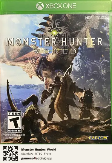 Monster Hunter: World Xbox One, NTSC box front