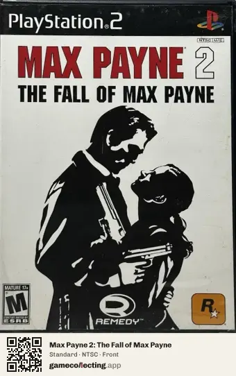 Max Payne 2: The Fall of Max Payne PlayStation 2, NTSC box front