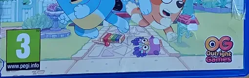 Bluey: The Videogame, the USK square on its front