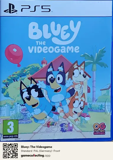 Bluey: The Videogame PlayStation 5, Germany box front