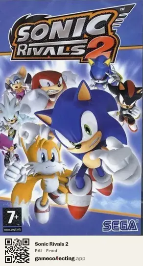 Sonic Rivals 2 PlayStation Portable, PAL box front