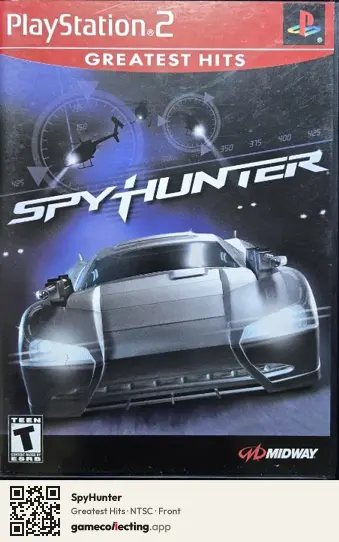 SpyHunter PlayStation 2, NTSC box front
